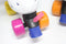 K3 Rolschaatsen - Verstelbaar 30-33 - Quick-lock snelsluiting - Wit - Regenboog