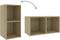 vidaXL - Tv-meubel - 72x35x36,5 - cm - bewerkt - hout - sonoma - eikenkleurig