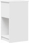 vidaXL - Computertorenstandaard - met - lade - 35x45x77 - cm - wit