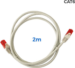 EDM - UTP Cat6 Netwerkkabel - 2 m - Grijs