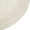 tectake® Soft Zone - Vloerkleed - Rond - Ø120 cm - Antislip - Onderhoudsvriendelijk - Crème