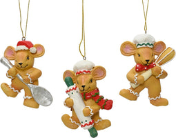 Muis polyresin l6b3h8 cm multi a3 kerst
