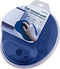Muismat met gel polssteun, blauw
