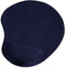 Muismat met gel polssteun, blauw
