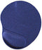 Muismat met gel polssteun, blauw