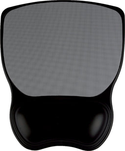 Muismat Quantore met gel polssteun grijs/zwart