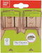 Muizenval - Klassieke houten uitvoering - 2 Stuks