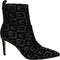 Guess Dafina - Enkellaarzen - Velour opdruk - Zwart - Maat 37