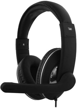 T'nB HS-500 - Over-Ear koptelefoon - Draad - Microfoon - Zwart
