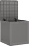 vidaXL - Tuinopbergbox - Lichtgrijs - 55x53x57 - cm - PP