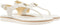 Michael Kors Jilly Flat - Dames Sandalen - Plateau zool - Wit - Maat 37