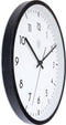 Wandklok 30cm-Stil-Zwart/Wit-Plastic-nXt Easy Big