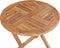 vidaXL - Tuintafel - inklapbaar - 45 - cm - massief - teakhout