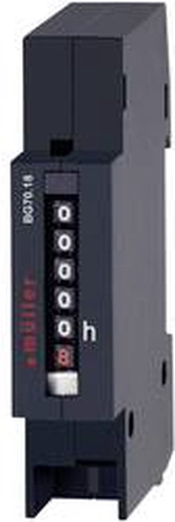 Müller BW 70.18 230V 50Hz Bedrijfsurenteller Roltelwerk