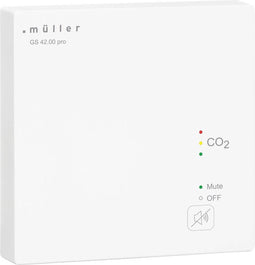 Müller GS 42.00 pro Luchtkwaliteitssensor werkt op het lichtnet Detectie van Kooldioxide