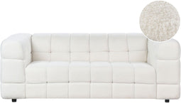 MULLOLA - Driezitsbank - Wit - Bouclé