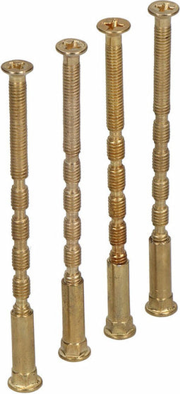 Multi-cut through bolt EDM TRN02 Staal M4 x 75 mm (4 Stuks)