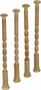 Multi-cut through bolt EDM TRN02 Staal M4 x 75 mm (4 Stuks)