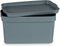 Multi-functionele Kist Grijs Plastic 2,3 L (13,5 x 11 x 20 cm) (24 Stuks)