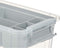 Multi-Functionele Kist Grijs Transparant Plastic 5 L 29,5 X 14,5 X 19,2 Cm (6 Stuks)
