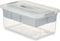 Multi-functionele Kist Grijs Transparant Plastic 9 L 35,5 x 17 x 23,5 cm (6 Stuks)