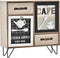 Multi-Functionele Organiser DKD Home Decor Metaal Kristal Hout MDF 30 x 10 x 29 cm Keuken