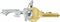 Multi-purpose key ring True Keytool tu247k 8 Functies