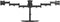 Multibrackets 3392 flat panel bureau steun 68,6 cm (27') Zwart