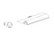 Multibrackets - Aluminium kabelgoot 33x1100mm - Universal Cable Cover - Kleur Aluminium