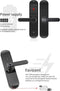 Multifunctioneel Slim Deurslot - Vingerafdruk, Wachtwoord, App & RFID