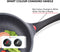 Multifunctionele 3 in 1 Wokpan met Deksel + Wok + Hapjespan 28 cm -Rood