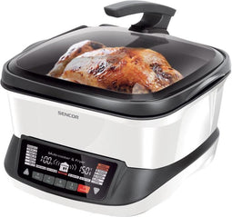 Multifunctionele friteuse - SENCOR - SFR 9400WH - 1800 W - 4,8 L - Wit