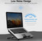 Multifunctionele Laptop Koeler - 2 Ventilatoren, USB-Poorten, tot 17 Inch