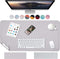 Multifunctionele Office Bureau Pad - 90 x 43cm - Waterdichte Bureau Pad Protector - PU Lederen Dual-Sided Bureau Schrijfblok - voor Office/Home