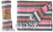 Multifunctionele sjaal Strepen Roze (160 x 200 cm)