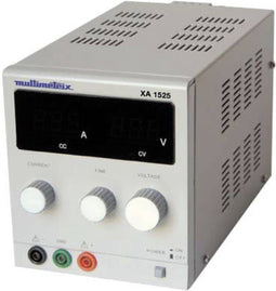 Multimetrix XA 1525 Labvoeding, regelbaar 0 - 15 V 0 mA - 2.5 A Aantal uitgangen 1 x