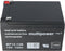 Multipower MP12-12B loodbatterij 12 volt 12Ah,