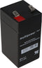 Multipower MP4.5-4 batterij PB-kabel 4 volt, 4500 mAh, 6,3 mm contacten