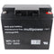 Multipower MPL18-12 12V 18Ah Long Life lead battery AGM lead gel battery