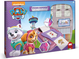 Multiprint Paw Patrol - stickermachine-/stempelset - 7 stempels + 12 viltstiften