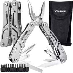 Multitool - Zakmes - 13 functies - Inclusief beschermhoes - Werken - Outdoor - Camping - Multitool zakmes