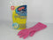 Multy - Huishoudhandschoenen maat S - Natuurlatex/Kantoen - Geel