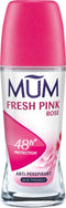 Mum Fresh Pink Rose Roll On Deodorant 50ml (+25ml gratis)