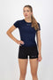 Rogelli Essential - Sportshirt - Korte Mouwen - Ventilerend - Blauw - Maat XL