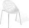 MUMFORD - Eetkamerstoel - Wit - Synthetisch materiaal