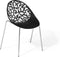 MUMFORD - Eetkamerstoel - Zwart - Synthetisch materiaal