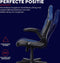 Trust GXT 703B RIYE - Gaming chair - Comfortabele instelbare hoogte en 3D-armsteunen - Zwart