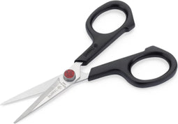 Mundial Borduurschaar 668N-4.1/4 Rood Punt - 10,8 cm - Zwart - Ergonomisch Handvat