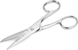Mundial Multifunctionele Schaar 437-5 Professional - 12,7 cm - Vernikkeld - Ergonomisch Handvat