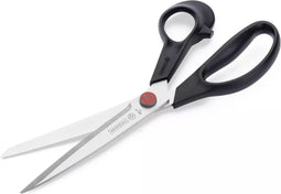 Mundial Versterkte Naaischaar - Red Dot - 25,4 cm - Zwart - Ergonomische Handgreep